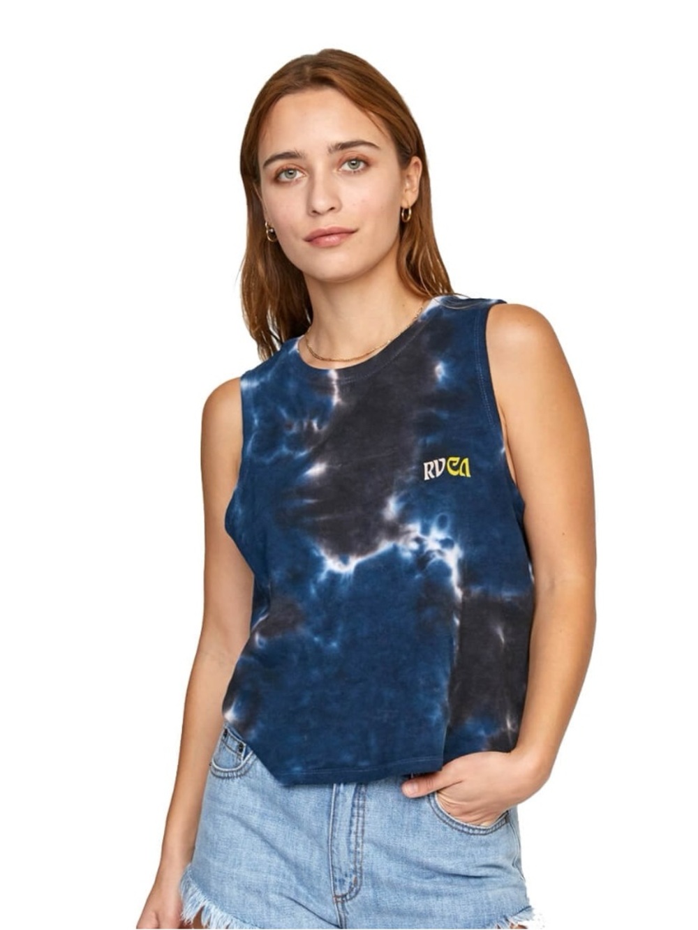 RVCA || Vortex Tie-Dye Muscle Tank (M)